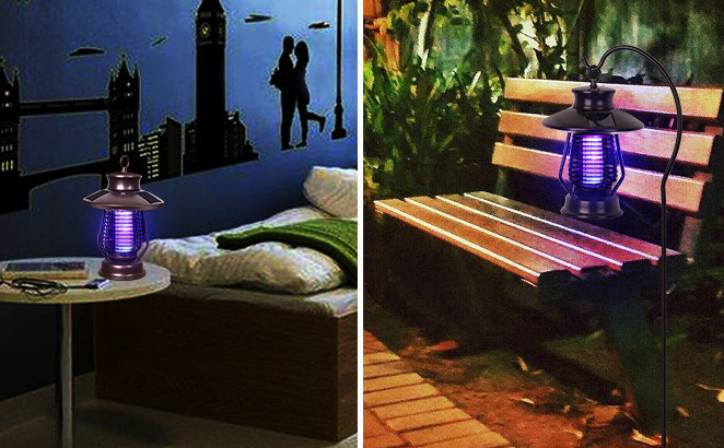 太陽(yáng)能戶外滅蚊燈，室內(nèi)室外通用滅蚊燈